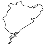 Trackmap Nuerburgring Nordschleife